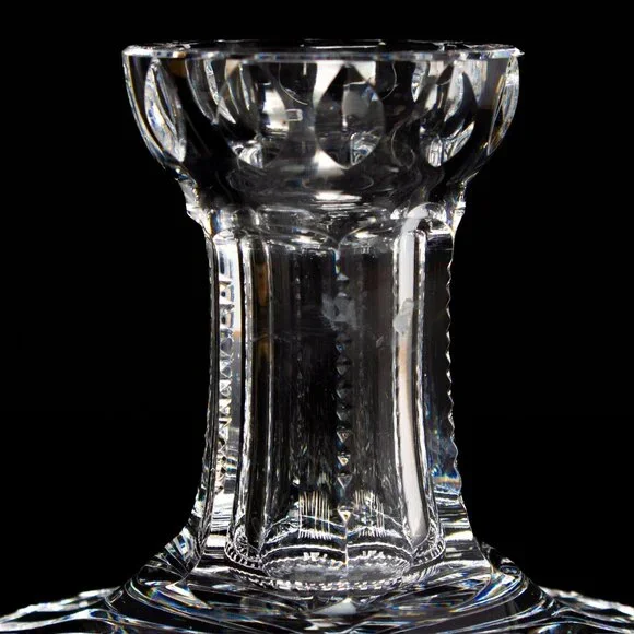 Waterford Crystal Cut Glass Candle Holder - Picture 4 of 5
